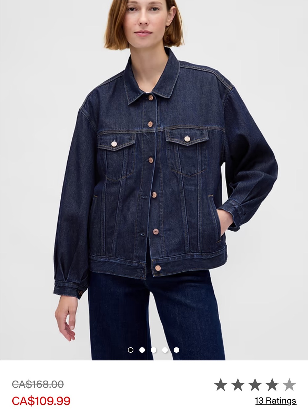 Gap- Dark Indigo Denim Jacket